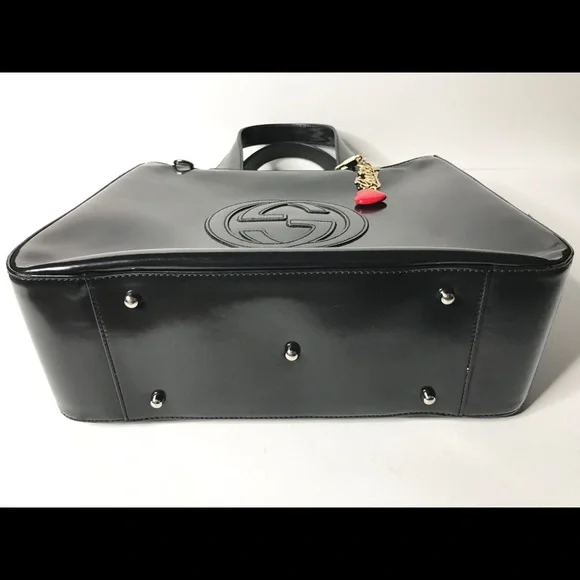 💠AUTH VINTAGE GUCCI PATENT SATCHEL💠